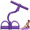 Veridius Banda di Resistenza Allenamento 6 Tubi con Pedale Maniglie Corda Tensione | Multifunzionale Elastico Fitness per Addominali Yoga Home Allenamento Braccio Gambe Dimagrante Sport Casa
