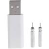 Perodlly Batteria Galleggiante da Pesca Galleggiante elettronico Ricaricabile USB Cr425 per Bastoncino Luminoso da Pesca Notturno.