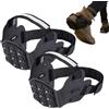 Generic Ice Cleats antiscivolo ramponi neve Grippers | Ghiaccio Neve Tacchetti per Scarpe Stivali per Inverno Walking Running Alpinismo Arrampicata Coperture Outdoor Pesca
