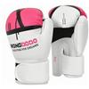 LeeQinersw Guantoni da Allenamento Traspiranti, Bianco, 10OZ | Guantoni da , Imbottiti, Guanti da Muay Thai, per Sparring, Atleti