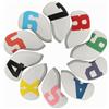 Baoblaze Copritesta per Ferro Protettivo, Sfondo Bianco con Numeri Multicolore, Bianco Multicolore