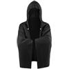 AsrMyjcx Asciugamano con Cappuccio | Morbido Tessuto Drappeggiato, Accappatoio Bottoni, Leggero, Abbigliamento, per Spiaggia, Piscina, Sportivi, Azzurro