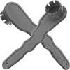 ifundom 2 Pezzi Chiave per Valvola Aria 8 Denti, Attrezzo ABS per Gommoni | Compatibile Canoe e Sup, Rilascio Rapido e Montaggio, Uso Mano, Previene Perdite