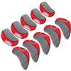 Jenivaint Copritesta per Mazze da, Set di Ferri in Neoprene da 10 Pezzi | 5,5x2,4 Pollici, Lavabile in Lavatrice, Antigraffio, Facile da Togliere