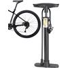 Generic Pompa per bicicletta portatile con pompaggio rapido 11 bar | Pompa da pavimento per bicicletta per mountain bike bici da strada basket calcio campeggio viaggio all'aperto