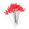 Yardwe 300 Pezzi Fermo per Galleggiante da Pesca, Stopper Silicone | Consigliato 0,4-1,2#, Posizionamento Preciso, Montaggio Rapido, Rosso, per Laghi e Fiume
