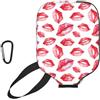 Generic Copri Paddle pickleball Racchetta Red Lips (4) pickleball Paddle Cover | antigraffio Impermeabile pickleball Covers Per uomini e donne sport Fits Most Rackets
