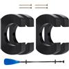 Generic Supporto da parete per kayak, 4 pezzi, organizer per remi per canoa | Dragon Boat Remi Rack per collezionisti pescatori canoisti canoisti kayaker garage capanno soggiorno cantina