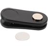 SAFIGLE Portagesso Magnetico per Stecca da Biliardo, Clip Nero ABS | Clip Tascabile per Gioco, Presa Magnetica, Uso Gesso e Stecca, Design Portatile, Compatibilità