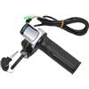 Generic Manubrio E-Bike con Impugnatura acceleratore con Serratura Ebike 36V 48V 60V Bicicletta elettrica Scooter Acceleratore Indicatore di Alimentazione Tasto Display a LED