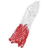 Toyvian Rete da Basket in Metallo Galvanizzato, Rete a Catena, 12 Fibbie, Antiruggine, Facile da Attaccare, per Campi Indoor e Outdoor