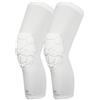 rockible Ginocchiera con Imbottitura a Nido D'ape , Bianco , M | Striscia in Silicone Antiscivolo, Attrezzatura Sportiva, per