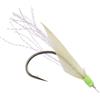 Veemoon 2 Corde Esca da Pesca Fish Skin Flasher con Testa Luminosa, Nylon | Pesca Notturna e Mare Salato, Effetto Luminoso, Filo Monofilamento Preannodato, Due Fili