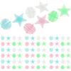 GATHINESS 144 Pezzi Perline Luminose p e r Raggi Bici, Decorazioni | Plastica Liscia Neon, Fissaggio Sicuro, Adatte a Raggi Standard, per Bambini e Uscite Serali