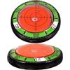 HOLIDYOYO 2 Pezzi Marcatore da Golf Rotondo in Abs, Doppia Faccia, Precisione | Facile da Inserire nel Terreno, Portatile e Stabile, Accessorio per Palline e Gioco Sul Green
