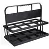 Qianly Borraccia con Beccucc Sportiva Borraccia in Plastica Portatile Bottiglia d'acqua per Sport, Outdoor, Array, Nero