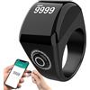 Generico Prayer Counter - Smart Ring Electronic Counter | Azan Remi | 40mAh Smart Prayer Ring with Connectivity, Electronic Counting and Time Reminder, Featuring Azan Clock Function for