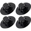Operitacx 4 Pezzi Supporto Motore per Canoa in PVC Nero Regolabile Leggero | Accessorio per Kayak, Montaggio Facile, Resistente All'usura, per Motore e Canoa, Design Raffinato