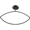 PLAFOPE Portapalloni da Parete in Ferro Nero per Palloni Oltre 130 MM | Organizzazione e Display per Scuola e Casa, Installazione Semplice, Supporto Robusto, per Pallavolo