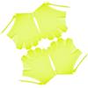BESTOMZ 4 Pezzi Guanti da Nuoto in Silicone, Allenamento Piscina | Palmo Aperto Design Palmato, Cinturino Regolabile al Polso, Colore Verde Chiaro, per Ragazzi e Ragazze