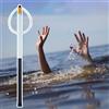 7UIYgtyO LNN Gancio di Salvataggio Piscina Palo di Salvataggio Regolabile in Fibra Vetro, Attrezzatura in Acqua, Robusto Gancio Sicurezza for Piscina, for, Laghi, Mare Nuotatori annegati