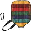 Generic pickleball Covers Vintage Serape Stripe pickleball Paddle Cover | antigraffio Impermeabile Neoprene Paddle Cover Per Fits Most Rackets uomini e donne sport