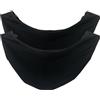 BESTYASH 2 Pezzi Borsa Pulizia Palla da Bowling in Microfibra Nera Portatile | Lato Pulente senza Graffi, Tessuto Leggero Riutilizzabile, Accessorio Pratico per Forniture da Bowling