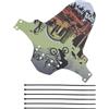 GATHINESS Parafango per Bicicletta Atmosfera di Halloween in PP per Bici | Uso Esterno, Protezione per Mountain Bike e Biciclette, Design Sottile, Accessori per Ciclismo
