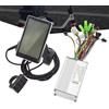 Generic Controller Senza spazzole for Bicicletta elettrica Strumento di Controllo della velocità a 6 Pin M5 Display LCD Tachimetro for Scooter Elettrico Ebike