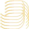 Toyvian 10 Pezzi Filo da Pesca Intrecciato 30lb in Nailon | Colore Arancia, Robusto e Alta Resistenza, per Pescatori Esperti e Principianti, Adatto a Blackfish e Perch