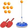 harayaa Dispositivo di Allenamento con Base Pesata Stabilizzante Allenatore da Tavolo con Pallina Comp Allenatore di Rimbalzamento da Tennis per Bambini