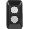 Toyvian Clip Magnetica per Telemetro da Golf, Fissaggio in Ferro Nero | Accessorio Leggero e Facile da Usare, per Sacca da Golf, Compatibile Telemetro da Golf