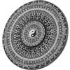 Cabilock Bussola Bagua Cinese in Lega Nera 80mm con Scatola Regalo | Ornamento Decorativo, Guida Feng Shui, Portatile e Leggero, per Casa, Viaggio e Praticanti