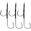 Shaddock Fishing Amo Doppio Amo per Pesca a traina e chunking Offset Side Big Game Sud Tonno in Acciaio Inox forgiato ami da Pesca per Pesce Gatto, Grandi Esche, 11/0-3Pcs