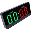 Vikye Display LED per Orologio con Timer da Palestra con Batteria da 4000 | Intervallometro Portatile, Cifre da 3 Pollici, Retro Magnetico, Supporto Pieghevole, Alimentazione di Tipo C per Palestra,
