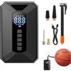 Ungtyb Pompa d'aria ricaricabile Gonfiatore elettrico pneumatici auto, display | Mini pompa ad aria outdoor per Uso Auto Casa Viaggi Spiaggia Sport Bordo Strada Outdoor Garage