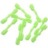 Perodlly Supporto per Luce con Punta per Canna Clip per Pesca Notturna su connettori per Bastoncini Luminosi Fluorescenti 10 Pezzi.