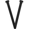 Cabilock 2 Pezzi Fibbia per Snowboard, Cinghia Nera T 150cm in Nylon | Attacchi e Attrezzatura da Sci, Fissaggio Stabile e Leggero, Accessorio Nero per Sport Invernali