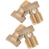 Toddmomy 4 Pezzi Tappo di Scarico Barca in Ottone, 1/2 Npt | Finitura Oro, Kit e Manutenzione, Filettatura Npt da 1/2 Pollice