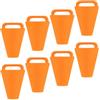 SHINEOFI 8 Pezzi Tappo di Scarico Kayak Tpe Arancia per Foro 0,75-1,25 | Accessorio per Imbarcazioni e Canoe, Installazione Semplice, Pratico, Protegge Dall'ingresso Dell'acqua, Pezzo Singolo