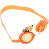 Toyvian Occhialini da Nuoto, Leggeri e Portatili, Arancia | Silicone e Pc, Bordi Lisci e Comodi, per Piscina All'aperto e Bagno, Unisex