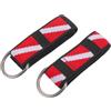 DOITOOL 2 Pezzi Cinturino da Polso Subacqueo, Sgancio Rapido | Nylon e Acciaio Inossidabile, per Attrezzatura e Luci, Immersione e Snorkeling, Unisex