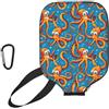Generic Neoprene Paddle Case Fun Octopuss (3) pickleball Paddle Cover | Universale con cerniera pickleball Covers Per Fits Most Rackets uomini e donne sport