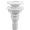 Veemoon Tappo di Scarico Marino Bianco in Plastica per Kayak e Sentina | Raccordo per Drenaggio Efficiente, Installazione Semplice, Resistente a Raggi Uv, Acqua Salata, Olio, Gas e Chimici