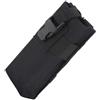 VILLCASE Marsupio Porta Radio Tattico Nero in Nylon per Attrezzatura da Esterno Accesso Facilitato per Personale di Sicurezza