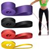 Generic Fasce di resistenza per esercizi, 4 pezzi | Cinghia elastica per yoga, palestra, yoga, pilates, viaggi, hotel, ufficio, appartamento, principianti, atleti