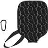 Generic pickleball Covers Black Light-Ning pickleball Paddle Cover | antigraffio con cerniera pickleball Racket Case Per Allenamento Fits Most Rackets L'uso Esterno