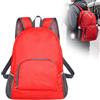 Generic Zaino pieghevole portatile leggero da viaggio impermeabile, zaino compatto da escursionismo con borsa a mano, Rosso rosato, Medium, Normale
