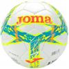 Joma Pallone da Calcio Dali III, Professionale per Allenamento e Partite, Bianco con Design in Colori Assortiti, Misure dalla 3 alla 5 (Bianco/Turchese/Giallo Fluo, 4)