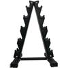 Generic Rastrelliera Manubri in Metallo Antigraffio Manubri con Supporti Curvi Robusto per Appassionati di Fitness